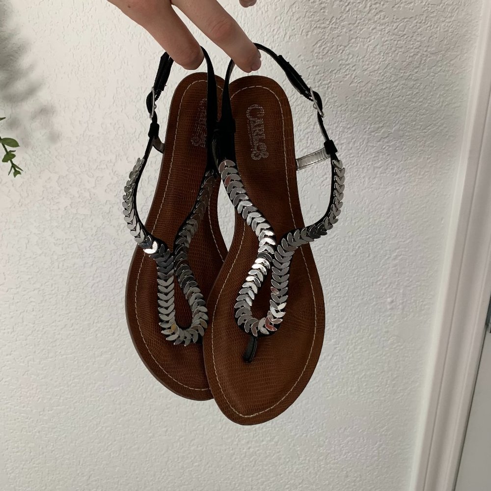 Carlos Santana Metal Studded Sandals